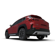 Load image into Gallery viewer, Rally Armor UR Series Mud Flaps for Mazda CX-50 – Black with White Logo, Part Number RALMF107-UR-BLK-WH