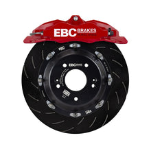 Load image into Gallery viewer, EBC Racing BBK031RED-1 Apollo Big Brake Kit for Subaru BRZ and Scion FR-S, Red 4-Piston Calipers, 330mm Front Rotors