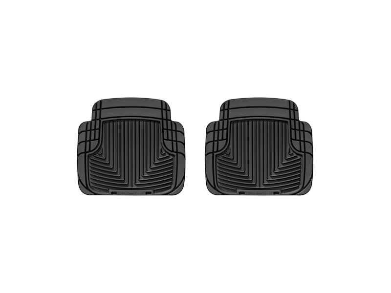 WeatherTech All-Weather Rear Floor Mats for BMW 318i & 318ti * Black