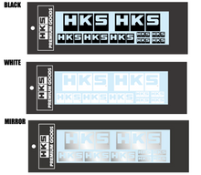 Load image into Gallery viewer, HKS Logo Sticker in Black - Part Number hks51003-AK146