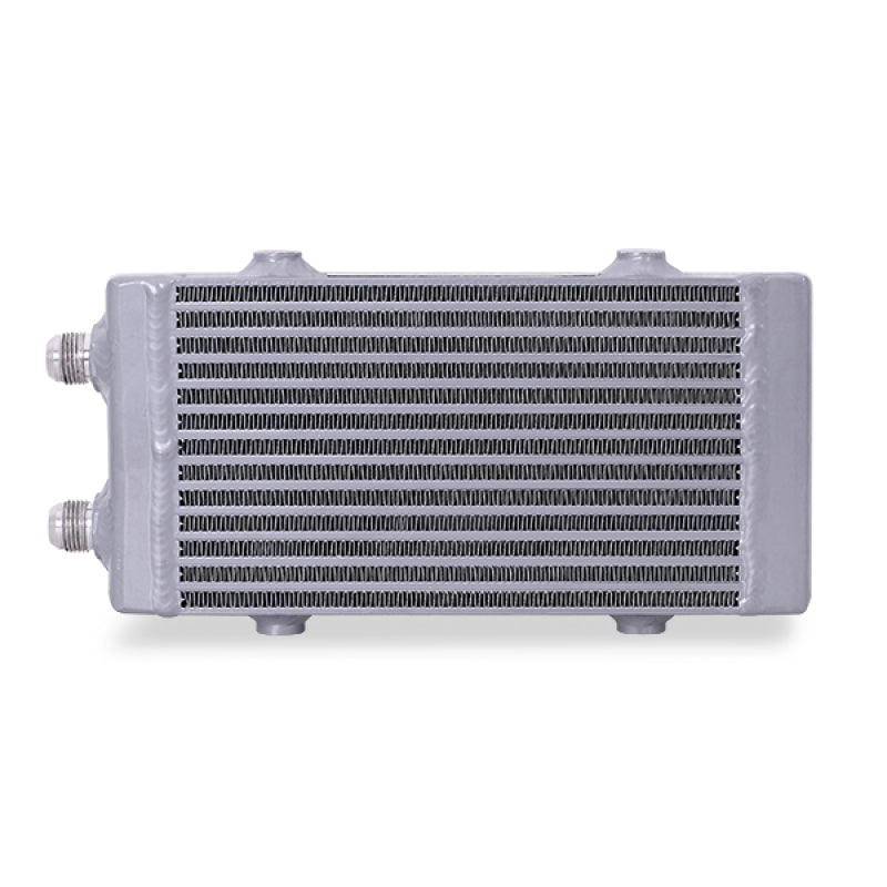 Mishimoto Universal Small Bar and Plate Dual Pass Silver Oil Cooler for Ford Mustang