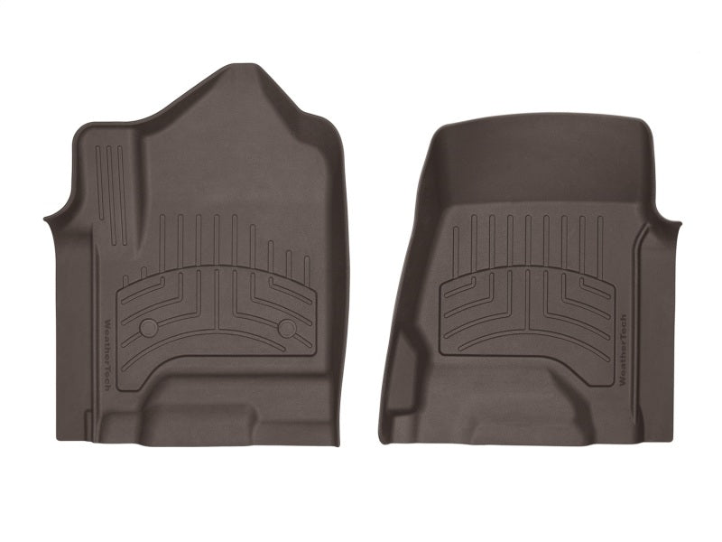 WeatherTech FloorLiner HP Front for 2015-2019 GMC Yukon, 2014-2015 Chevrolet Silverado 1500 & 2015 Silverado 2500 HD - Cocoa
