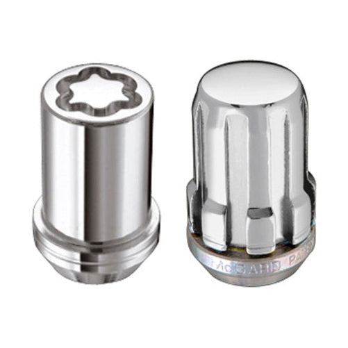 McGard SplineDrive Tuner 4 Lug Install Kit with Locks & Tool (M12 x 1.5, Chrome) for Volvo 940 and 960