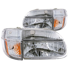 Load image into Gallery viewer, ANZO 1995-2001 Ford Explorer Crystal Headlight Set with Chrome Housing and Corner Lights