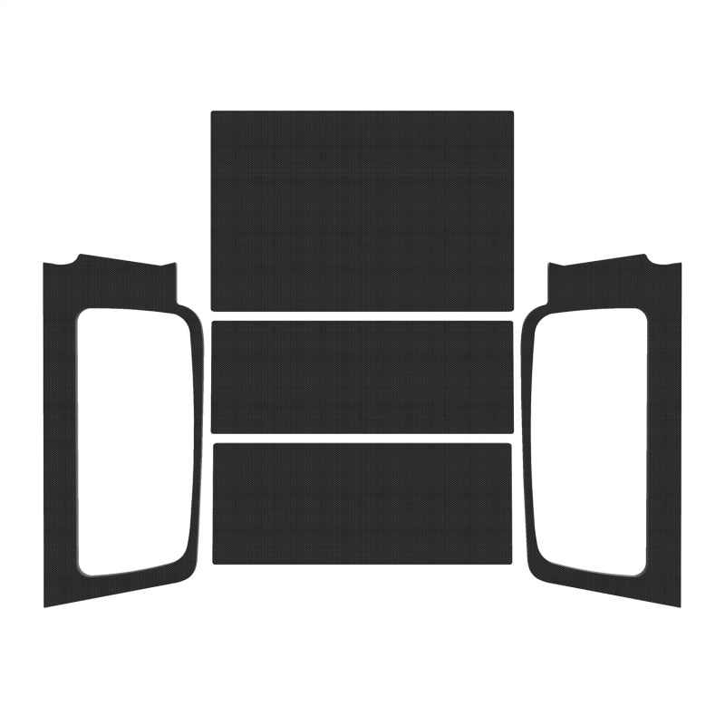 DEI 04-06 Jeep Wrangler LJ Unlimited Sound Deadening Headliner Kit - Black