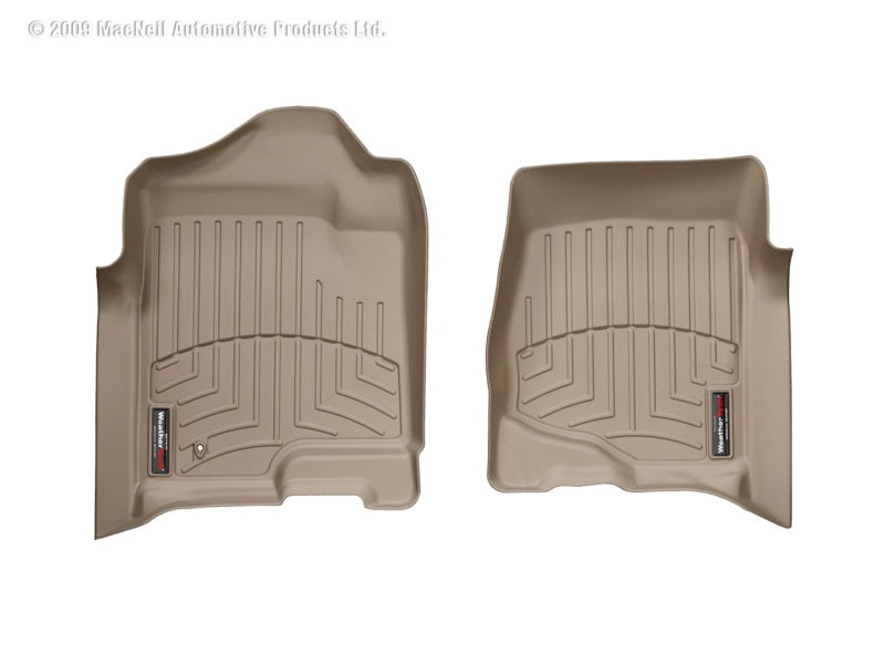 WeatherTech DigitalFit Front FloorLiner for Chevrolet Avalanche, Tan, Part Number WET450661