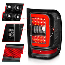 Load image into Gallery viewer, ANZO 2001-2011 Ford Ranger LED Tail Lights with Light Bar, Black Housing, Clear Lens