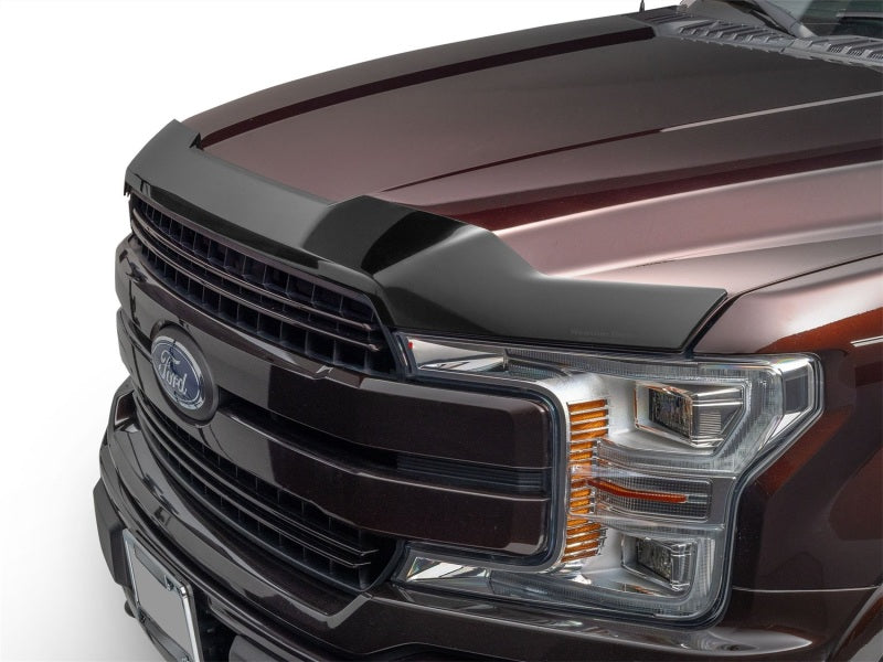 WeatherTech Hood Protector for 2015-2016 Ford F-150, Dark Tint - Part Number WET55001IM