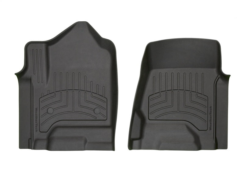 WeatherTech FloorLiner HP for 2014-2015 Chevrolet Silverado 1500 & 2015 Silverado 2500 HD, Front, Black