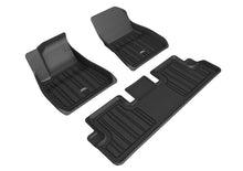 Load image into Gallery viewer, 3D MAXpider KAGU Series All-Weather Floor Mats for Tesla Model 3 (2018-2022) – Custom Fit, Black