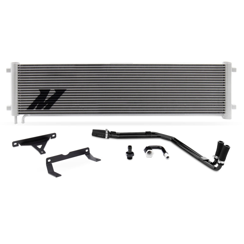 Mishimoto Transmission Cooler Kit for 2017-2019 Ford 6.7L Powerstroke with 6R140 TorqShift, Silver