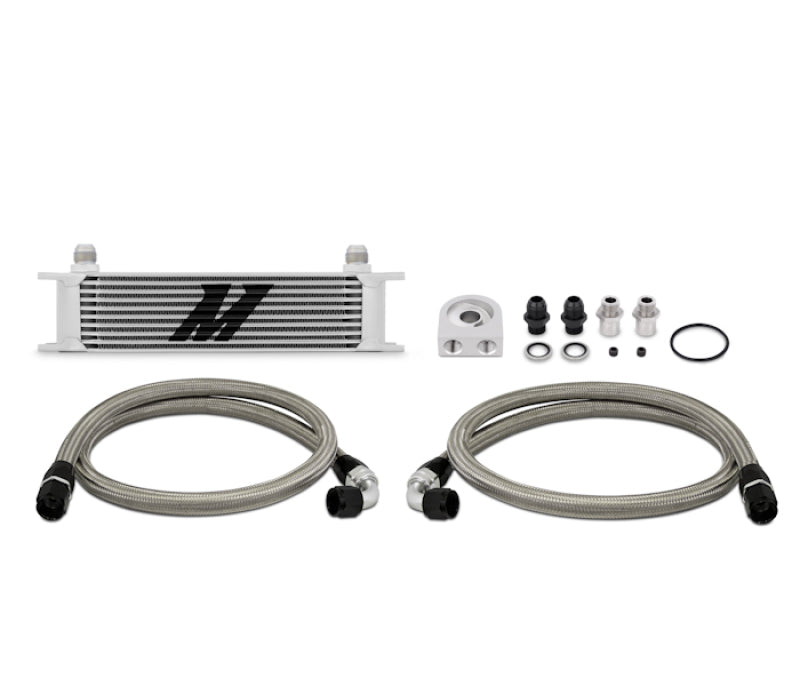Mishimoto Universal 10-Row Oil Cooler Kit for Ford Mustang 2018-2021