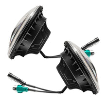 Load image into Gallery viewer, Oracle Lighting Jeep Wrangler JK Switchback LED Halo Headlights with Amber/White Integrated Turn Signal - Part #orl5769-123