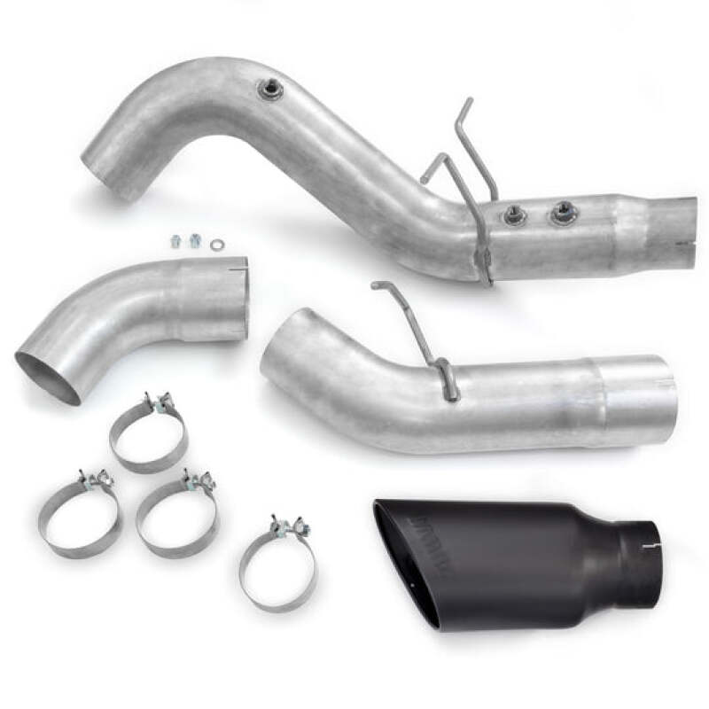 Banks Power 20-23 Chevy/GMC Duramax DRW Crew Cab 5-Inch Monster Exhaust System with Black SideKick Tip (Part Number: GBE49809-B)