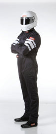 RaceQuip Black SFI-5 Racing Suit - 2XL by Racequip (Part RQP120007)