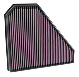 K&N Replacement Panel Air Filter for 2014-2017 Cadillac CTS V-Sport 3.6L V6 - Easy Install, Reusable High-Flow Design