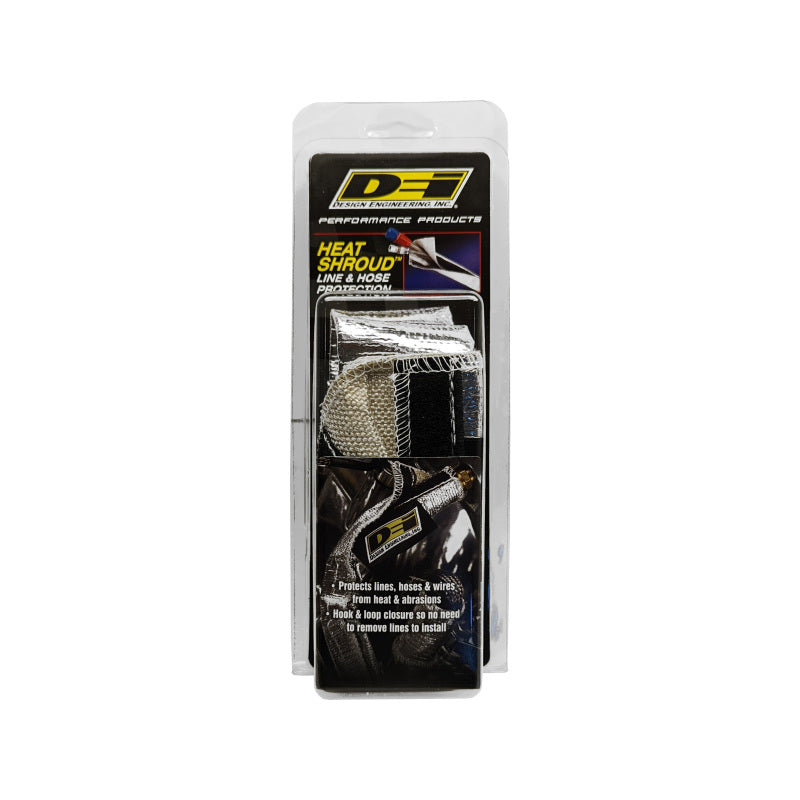DEI Heat Shroud 1 inch I.D. x 3 ft Aluminized Sleeving with Hook and Loop Closure