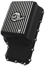 Load image into Gallery viewer, aFe POWER Pro Series Transmission Pan with Machined Fins for Ford Trucks 2020-2022 * Black Finish