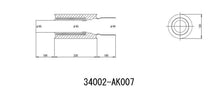 Load image into Gallery viewer, HKS Universal Exhaust Header for High-Performance Vehicles - Part Number HKS34002-AK007