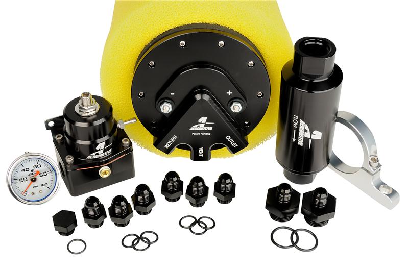 Aeromotive Phantom Dual 340 Fuel Pump - Universal, 6-10 Inch Depth for High-Performance Vehicles