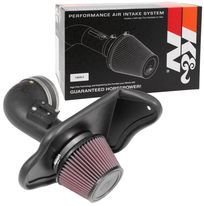 K&N Engineering 57-3100 Cold Air Intake Kit for 2016-2017 Cadillac ATS 2.0L Turbo