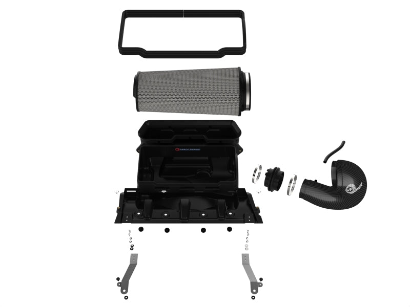 aFe Track Series Carbon Fiber Cold Air Intake System with Pro DRY S Filter for Ram 1500 TRX 2021-2024