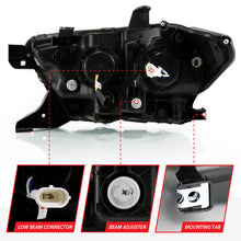 Load image into Gallery viewer, ANZO 2016-2018 Toyota Tacoma LED Projector Headlights Plank Style Black with Amber