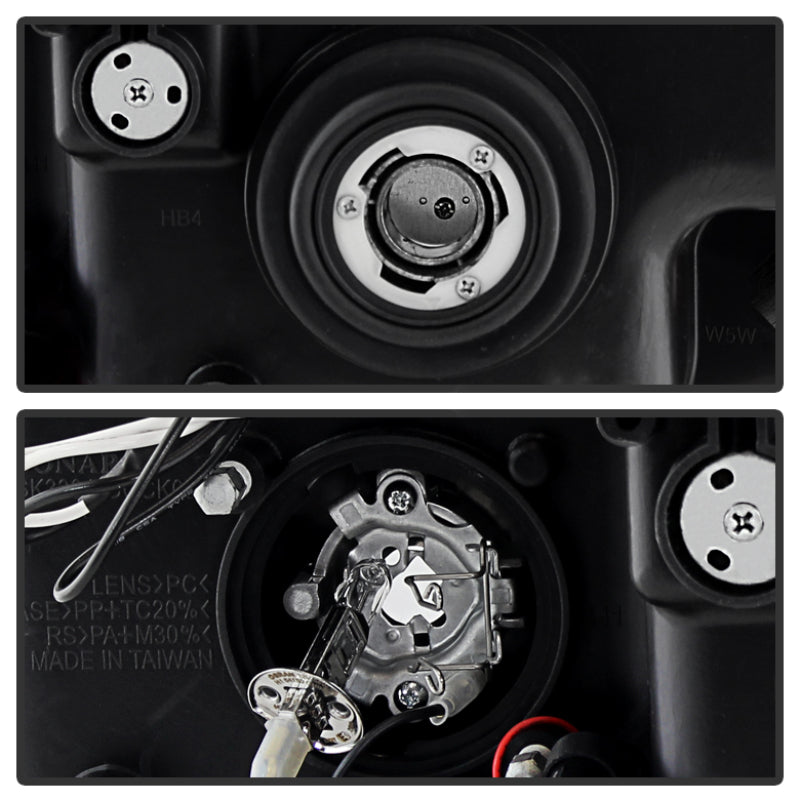 Spyder Jeep Grand Cherokee 2005-2008 LED Halo Projector Headlights with Chrome Finish * Part PRO-YD-JGC05-HL-C