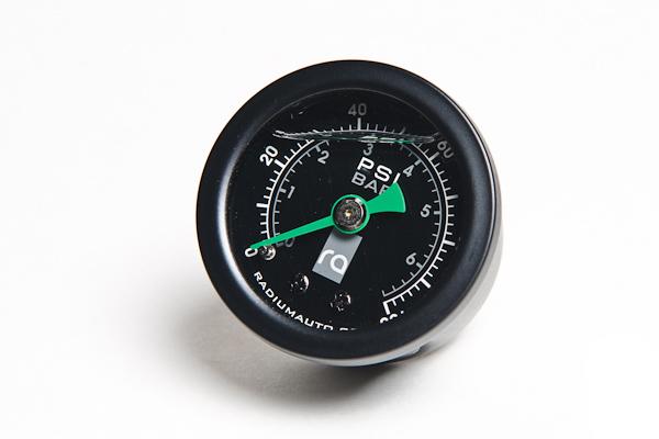 Radium Engineering 08-17 Subaru WRX STI Fuel Pressure Gauge with 8AN ORB Adapter