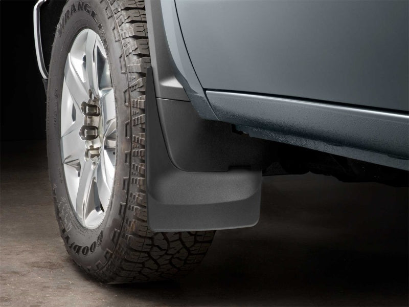 WeatherTech DigitalFit No-Drill MudFlaps for Chevrolet Silverado 2500HD & 3500HD - Black