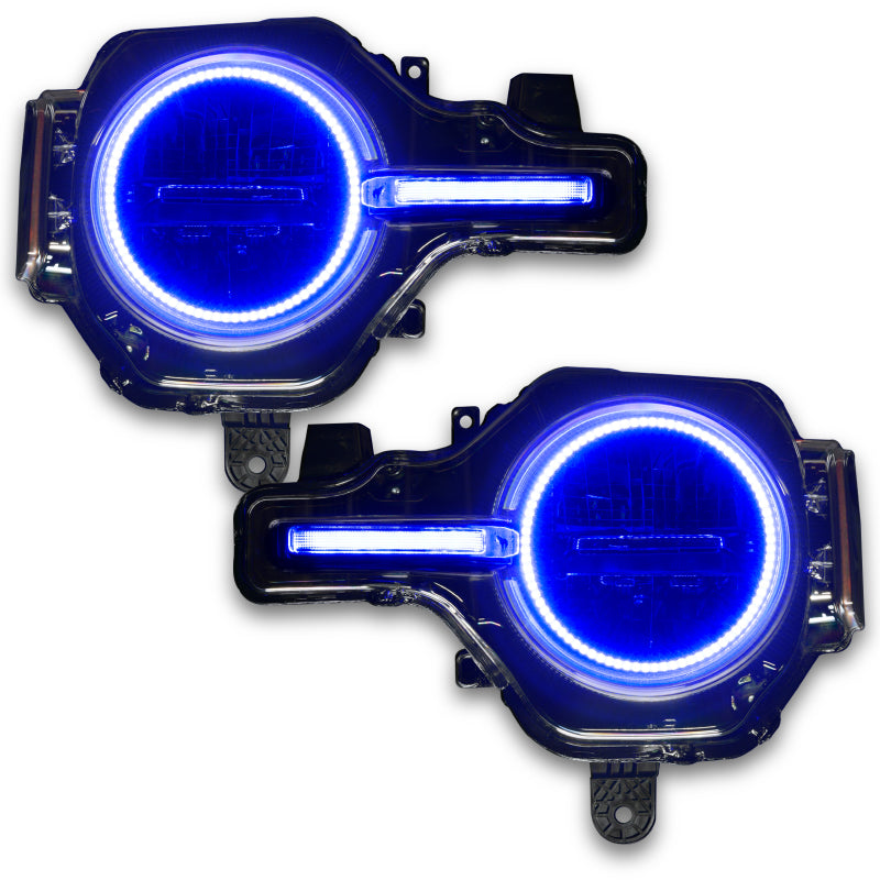 Oracle Lighting 491996 ColorSHIFT Headlight Halo Kit with DRL Bar for 2021-2023 Ford Bronco - Base Headlights