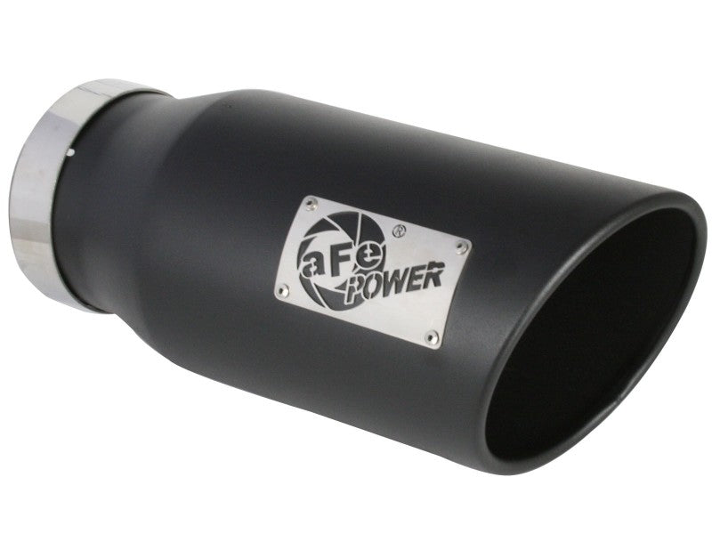 aFe ATLAS 5-inch Aluminized Steel DPF-Back Exhaust System with Black Tip for 2019-2020 Ram Diesel Trucks L6-6.7L