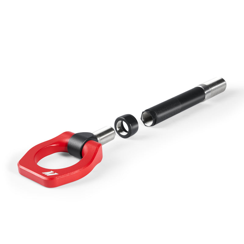 Mishimoto 2023+ Nissan Z Front Tow Hook - Red | High-Strength Race-Ready Aluminum and Stainless Steel