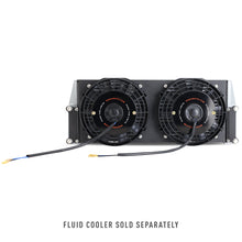 Load image into Gallery viewer, Mishimoto Universal 17-inch Heavy-Duty Oil Cooler Fan Shroud with Micro Wrinkle Black Finish