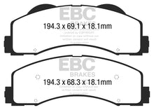 Load image into Gallery viewer, EBC Greenstuff 6000 Series Front Brake Pads for 2015-2016 Ford F-150 2.7L Twin Turbo (2WD)