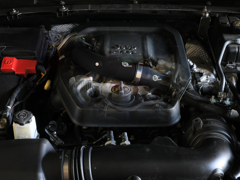aFe BladeRunner 2-1/2 Inch Aluminum Hot Charge Pipe for Jeep Wrangler JL 2.0L Turbo - Black