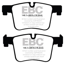 Load image into Gallery viewer, EBC Redstuff Ceramic Low Dust Front Brake Pads for BMW X3 and 3 Series