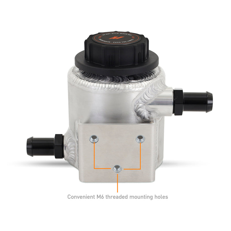 Mishimoto Universal Aluminum Coolant Expansion Tank – Brushed Finish for Toyota Tundra and Tacoma