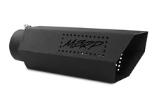 Load image into Gallery viewer, MBRP Universal Hex Exhaust Tip 4-inch Inlet, 16-inch Length, Black Coated Stainless Steel