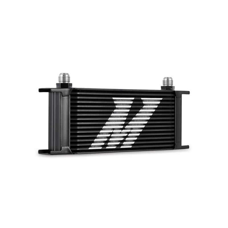 Mishimoto Universal Thermostatic Oil Cooler Kit 16-Row Black - Part Number misMMOC-U16TBK