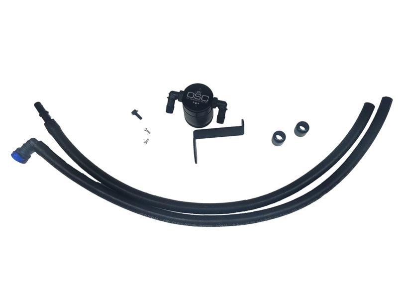 J&L JLT3037D-B Oil Separator 3.0 Driver Side, Black Anodized for 2019-2024 Ford Ranger 2.3L EcoBoost