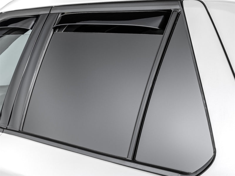 WeatherTech WET81954IM Rear Side Window Deflectors for 2020-2025 Ford Explorer, Dark Tint