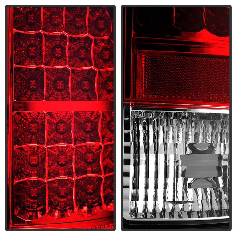 Spyder LED Tail Lights for Chevy Suburban and Tahoe 2000-2006 * Red and Clear Finish