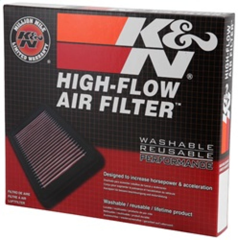 K&N 2015 Hyundai Sonata 2.4L Replacement High-Flow Air Filter - Reusable, Washable Engine Air Filter
