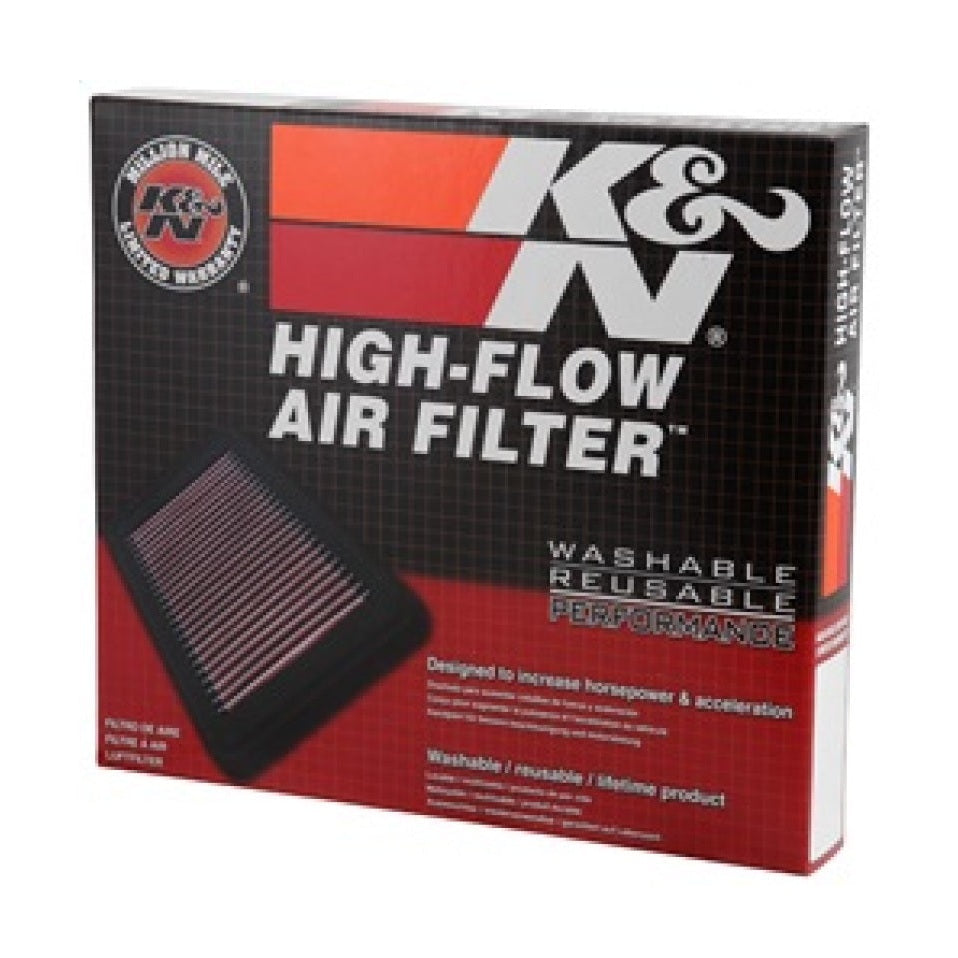 K&N Engineering High-Flow Drop-In Air Filter for 2006-2009 BMW 5 Series 2.5L L6 Models (Part No. KN-33-2292)