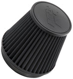 K&N Engineering Universal Rubber Round Tapered Air Filter with 6-Inch Flange for Automotive Applications