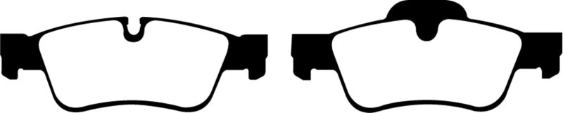 EBC Redstuff Ceramic Low Dust Rear Brake Pads for Mercedes-Benz G55 AMG and G63 AMG