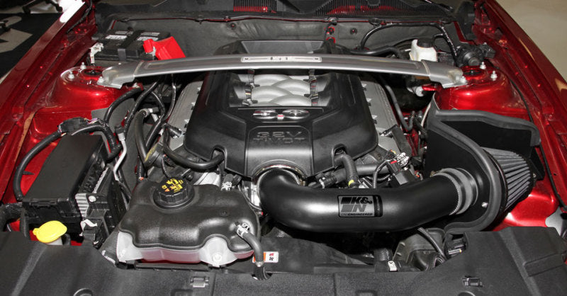 K&N Engineering Blackhawk Induction Cold Air Intake Kit for Ford Mustang 2011-2014 5.0L V8