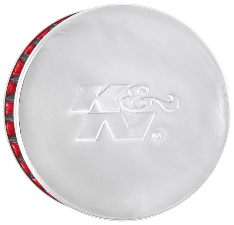 K&N Engineering 62-1170 Chrome Plated Steel Crankcase Vent Filter for Classic and Racing Engines