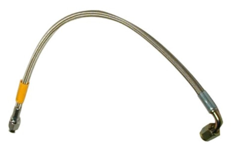 Wilwood Flexline Brake Line 18 Inch OAL -3AN to -3AN Female 90 Degree * Reliable Brake Line for Performance Vehicles